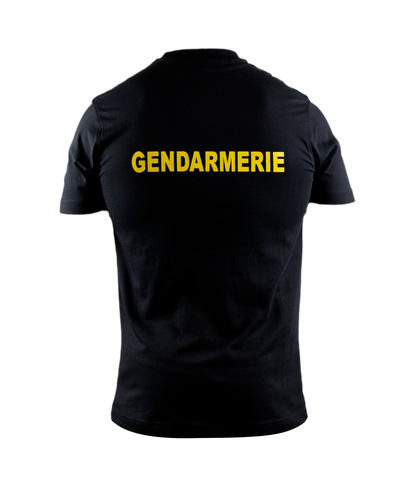 T-shirt Gendarmerie – Inscription jaune